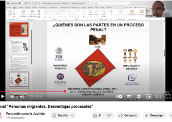 Panel “Personas migrantes. Desventajas procesales”
